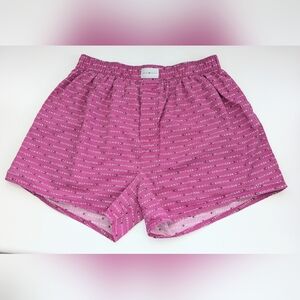 Tommy Hilfiger (Size Large) UNISEX Pink Logo Boxer Shorts/Pyjama Bottoms